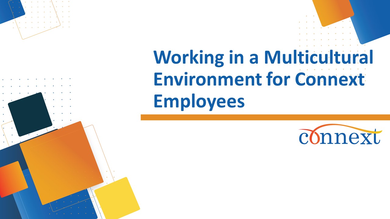 Working in a Multicultural Environment for Connext Employees