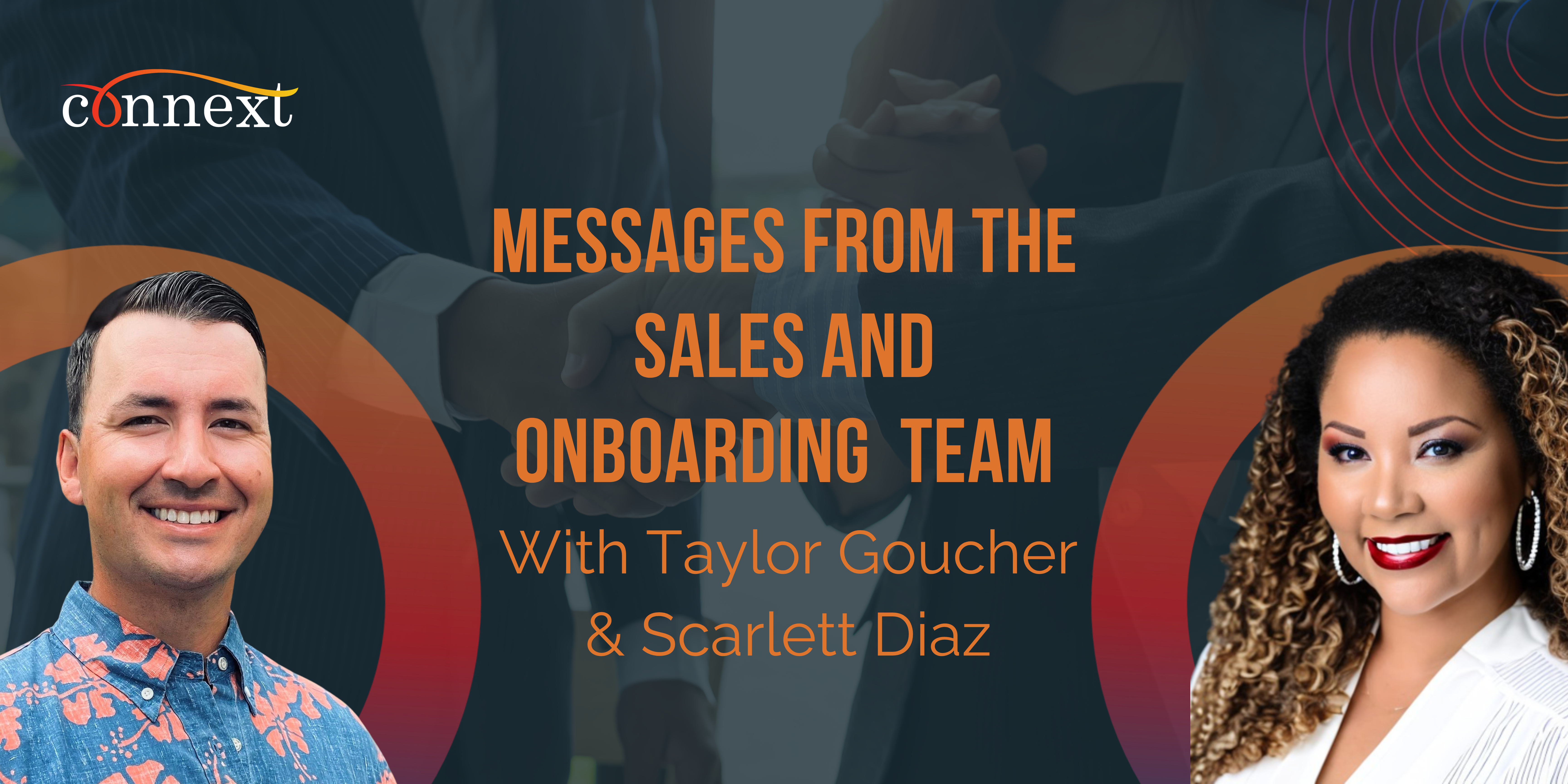 Message from Sales and Onboarding