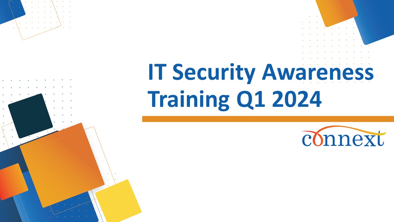 IT Security Awareness Training Q1 2024