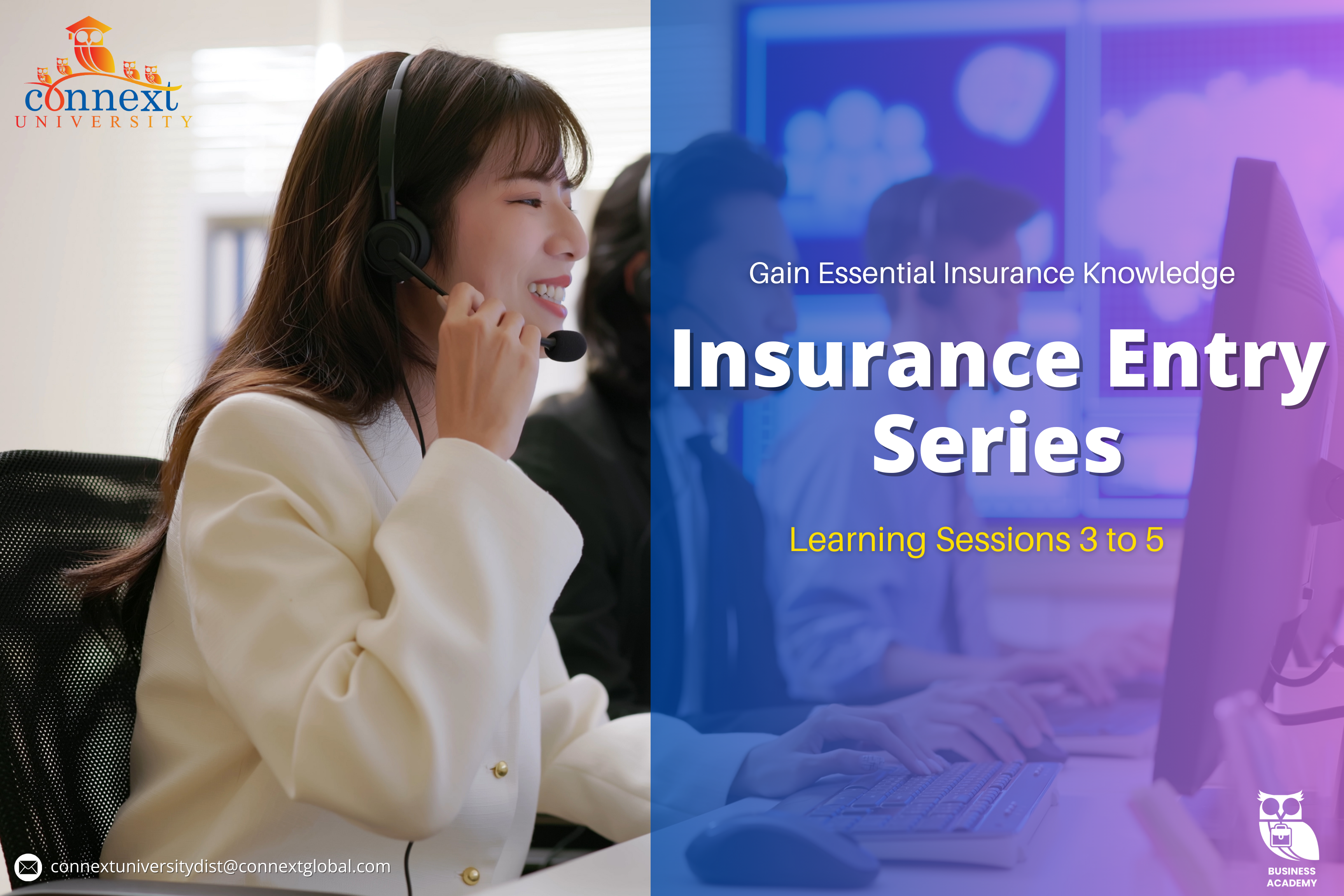 Insurance Entry Series Learning Sessions 3 to 5