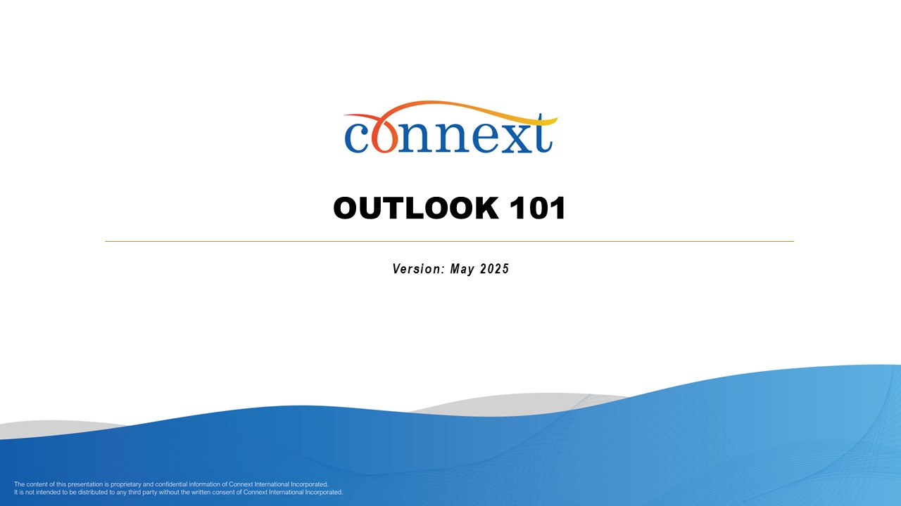 Outlook Basics