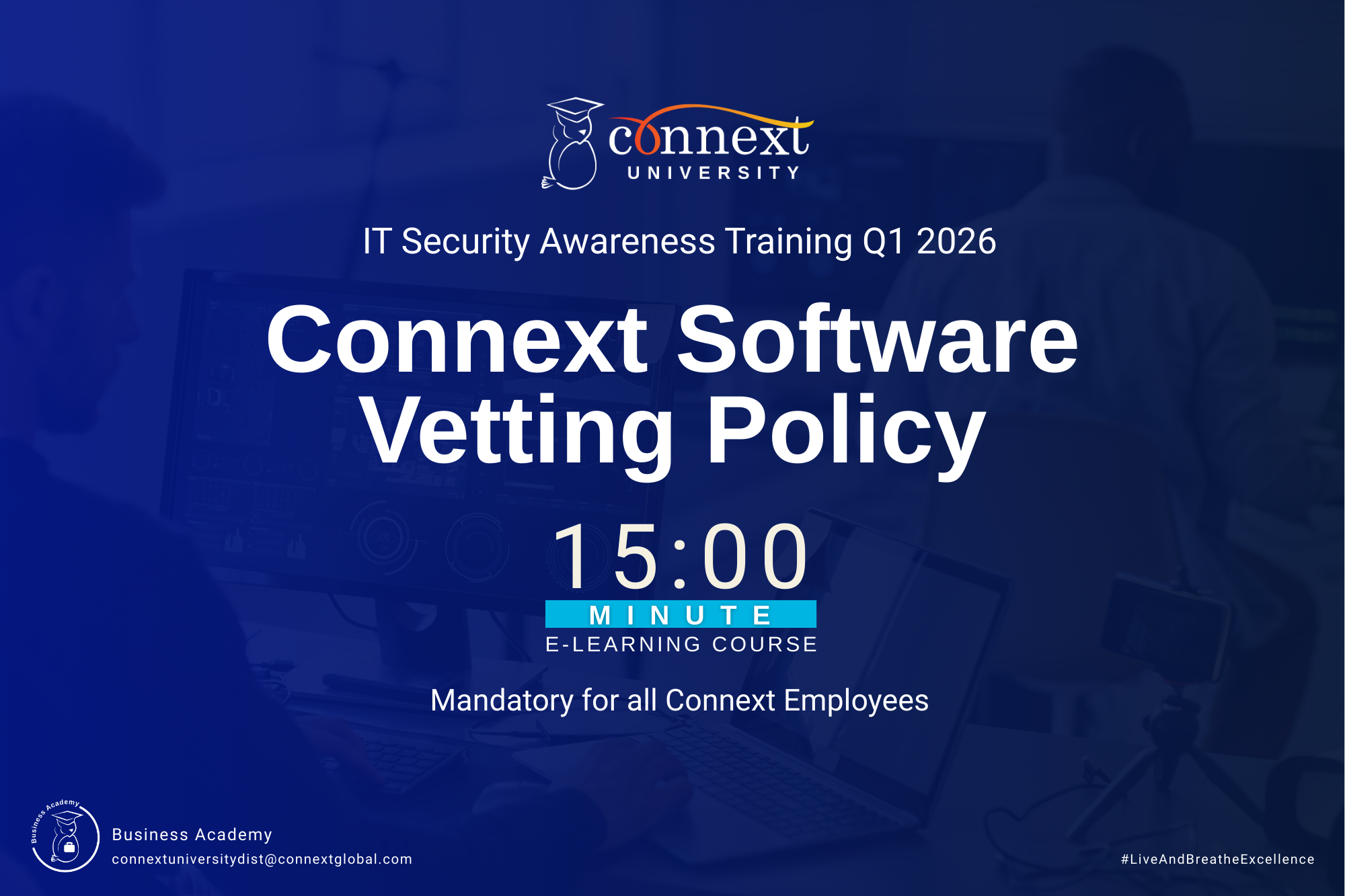 IT Security Awareness Training Q1 2026: Connext Software Vetting Policy